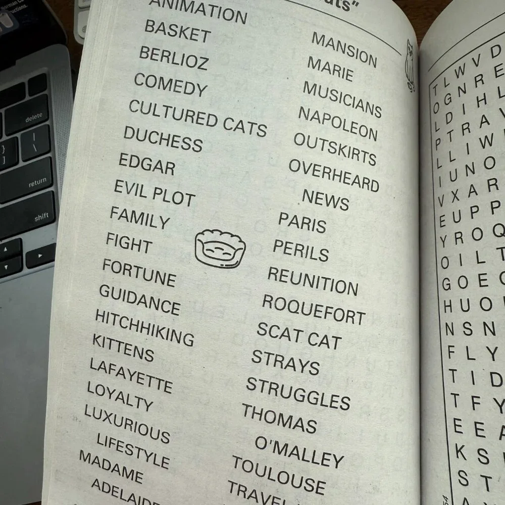 Cat Lovers Word Search Booklet